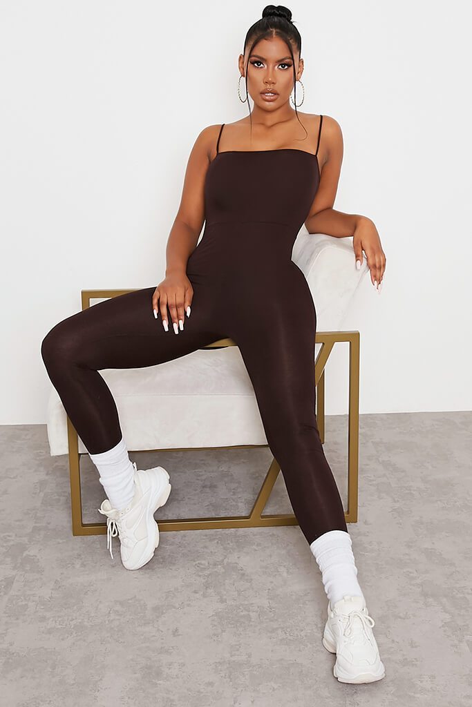 Anna Chocolate Jumpsuit